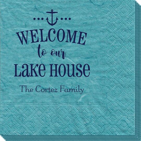 Welcome to Our Lake House Bali Napkins
